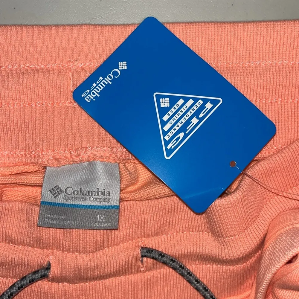 Columbia PFG NWT Size 1X Pink Slack Water French Terry Jogger Sweatpants - Image 4