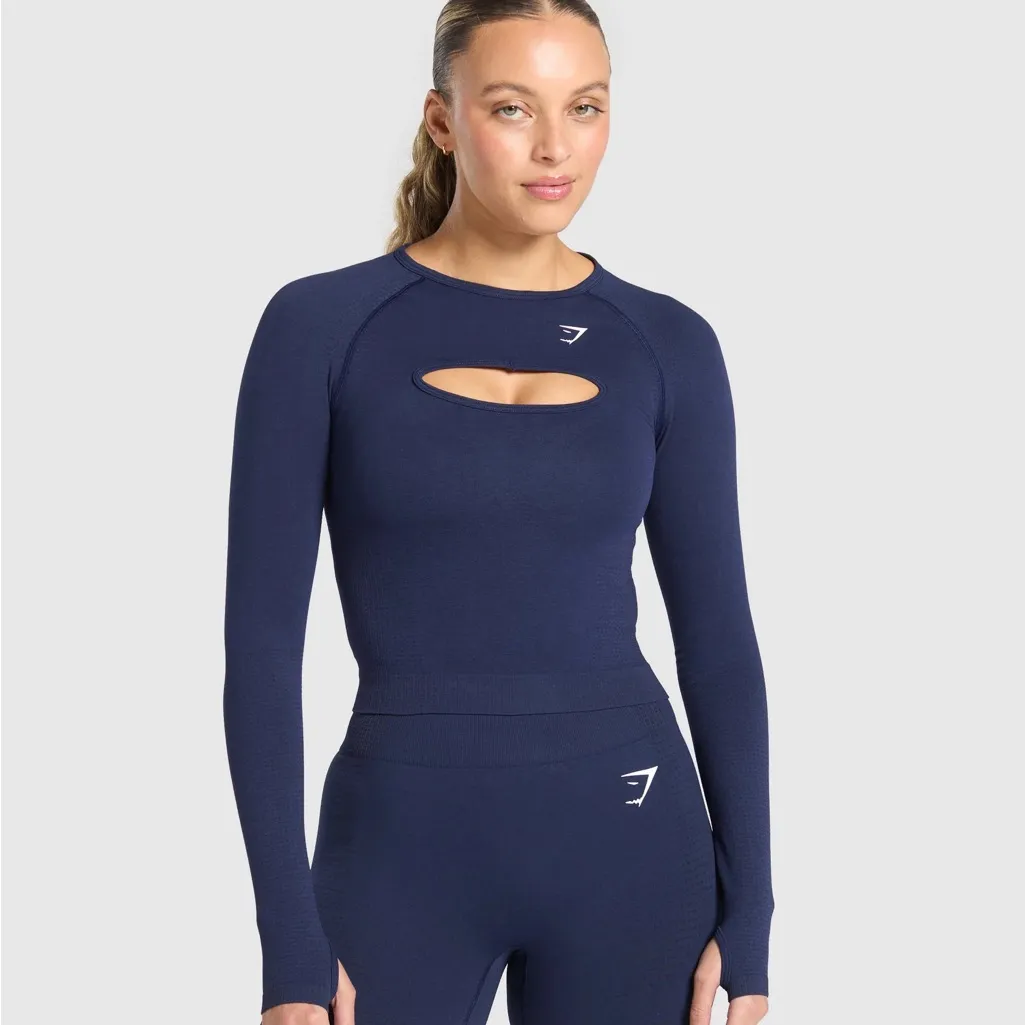 Gymshark Navy Performance Top - Image 7