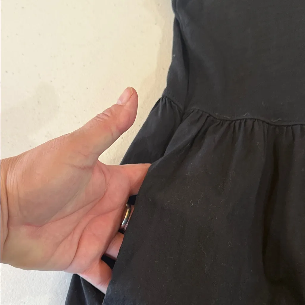 Nation LTD Black Ruffle Midi Dress - Image 5