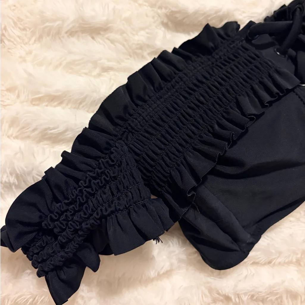 Xhilaration Black Off-Shoulder Bikini Top - Image 8