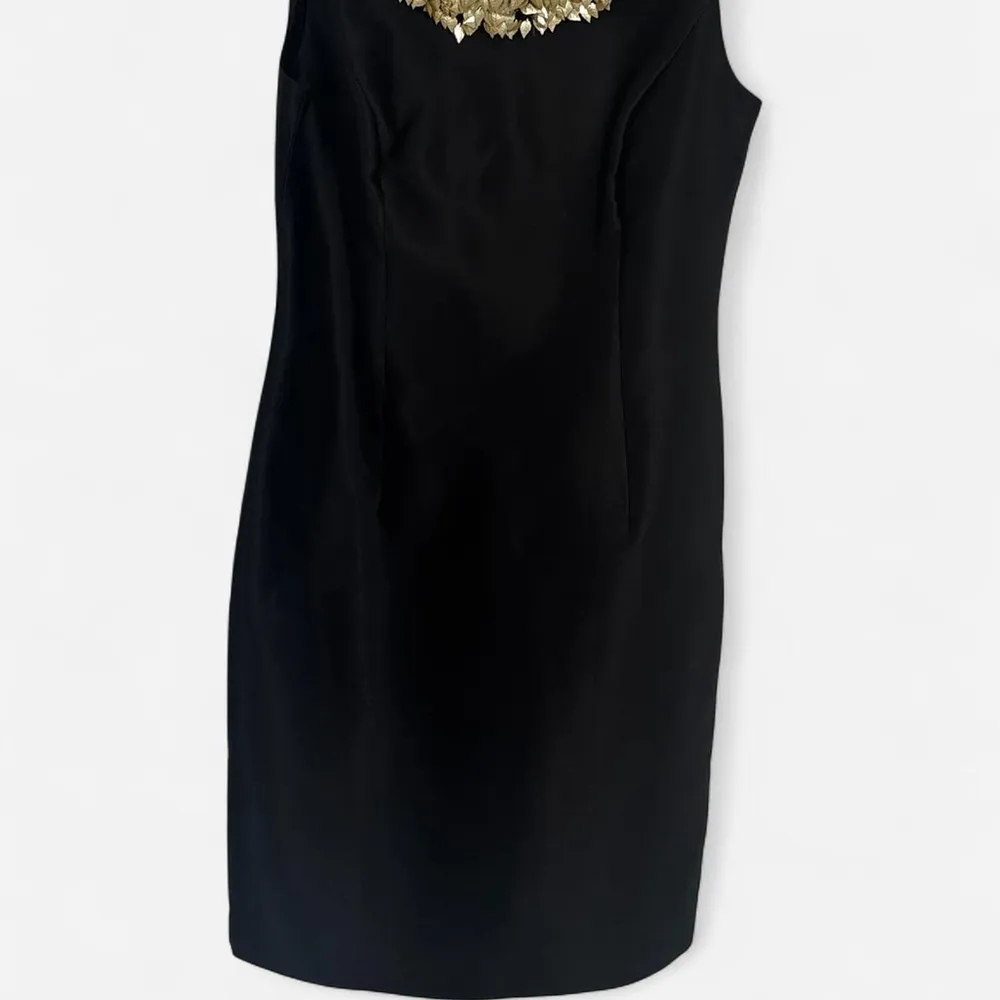 Black and gold beaded neckline dress 
New without tags
Size medium - Image 3
