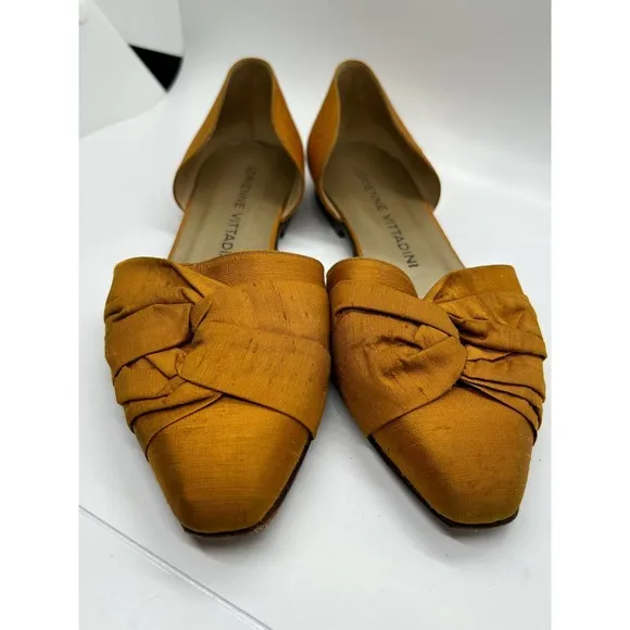 Adrienne vittadini orange Flats Size 7.5 - Image 3