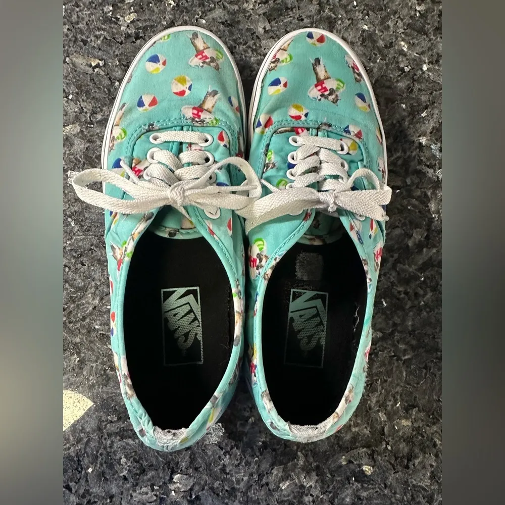 Vans Limited Edition Cats Pool Party Vibes Canvas Low Top Sneaker Shoes Size 8 - Image 5