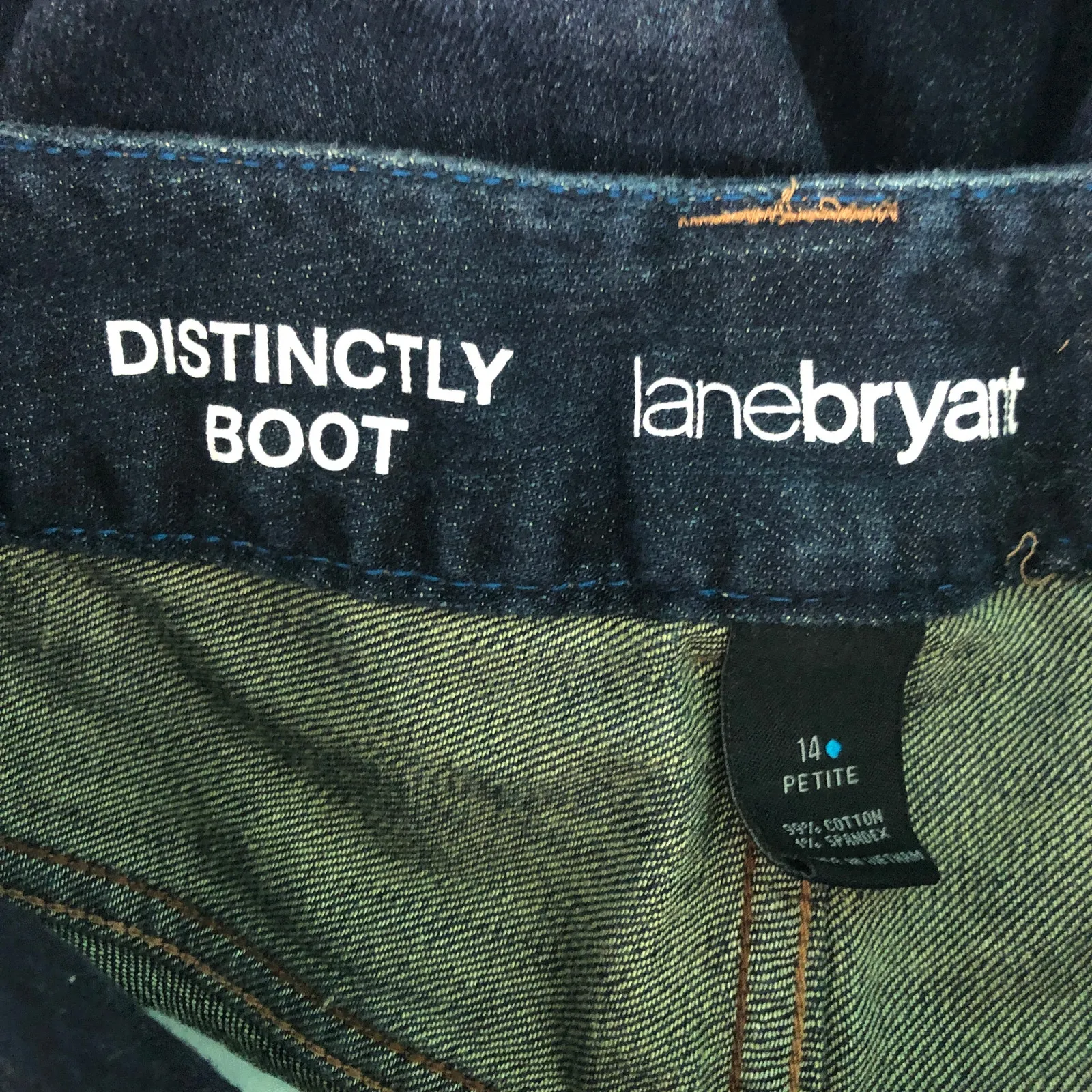 Lane Bryant Distinctly Boot Blue 5-Pocket Jeans - Image 5