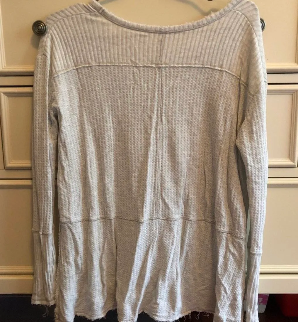 Free People VNECK WAFFLE SHIRT - Image 2