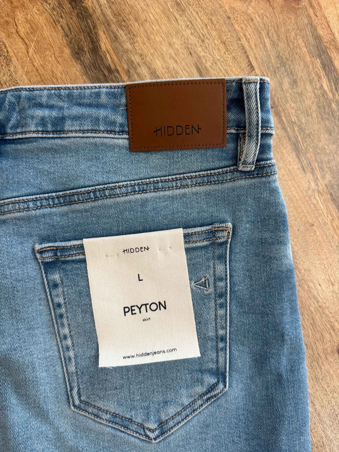 Hidden Peyton Jean Skirt - Image 3