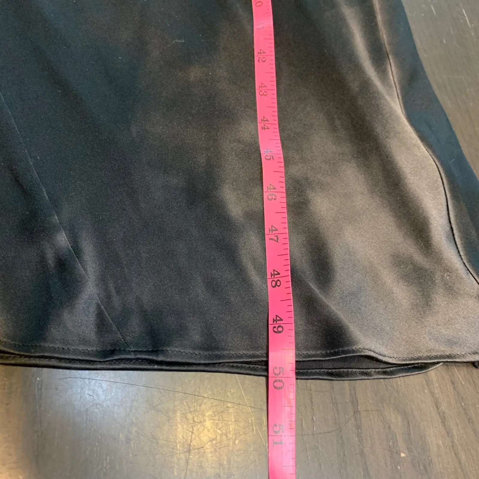 Victoria's Secret Black Satin Slip Maxi Dress Lingerie Small Sexy Formal Event - Image 10