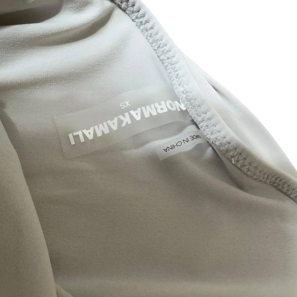 Norma Kamali Diana Bra Top Oyster Asymmetrical NWT XS Neutral Minimalist - Image 7