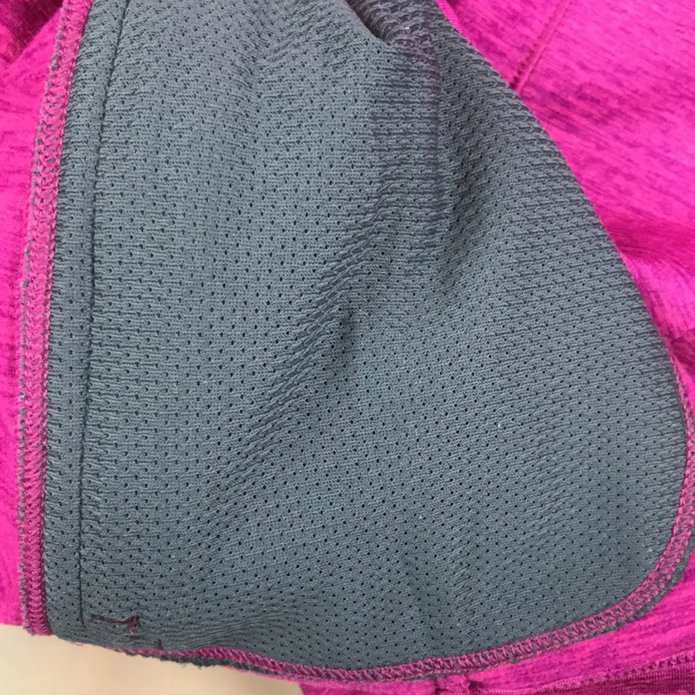 Eddie Bauer Women’s FreeHeat Burgundy Purple and Pink Half Zip-Up Sweatshirt - Image 6