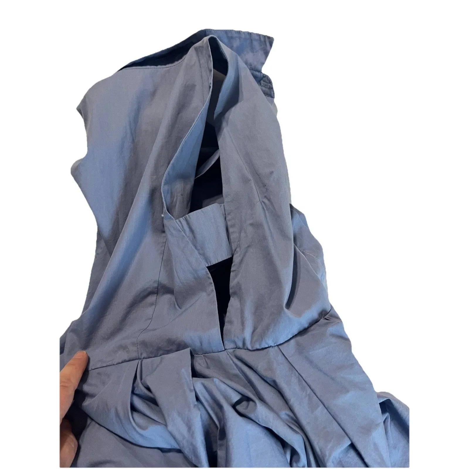 Revolve a.c.e Jules Pleated Dress Blue Size X - Image 7