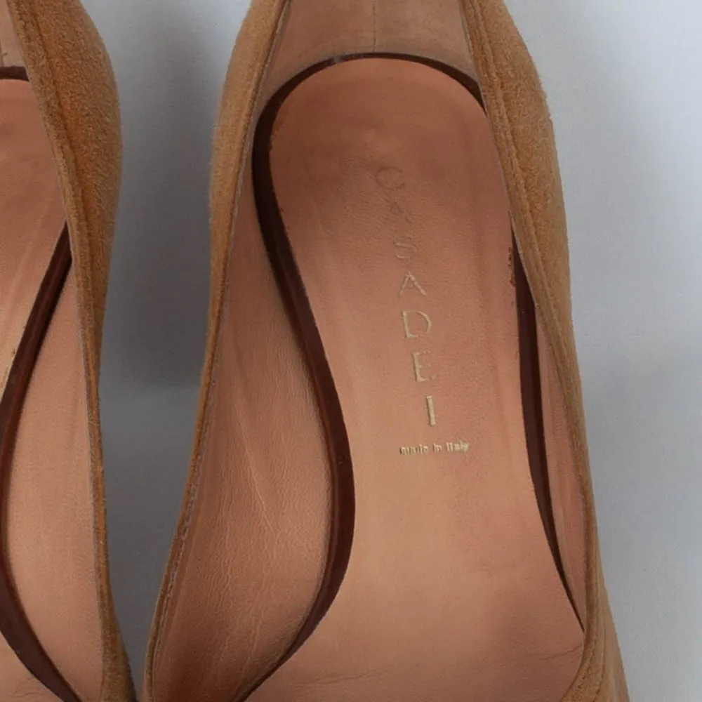 Casadei Suede Buckle‎ Pump Heels Size 9 - Image 3
