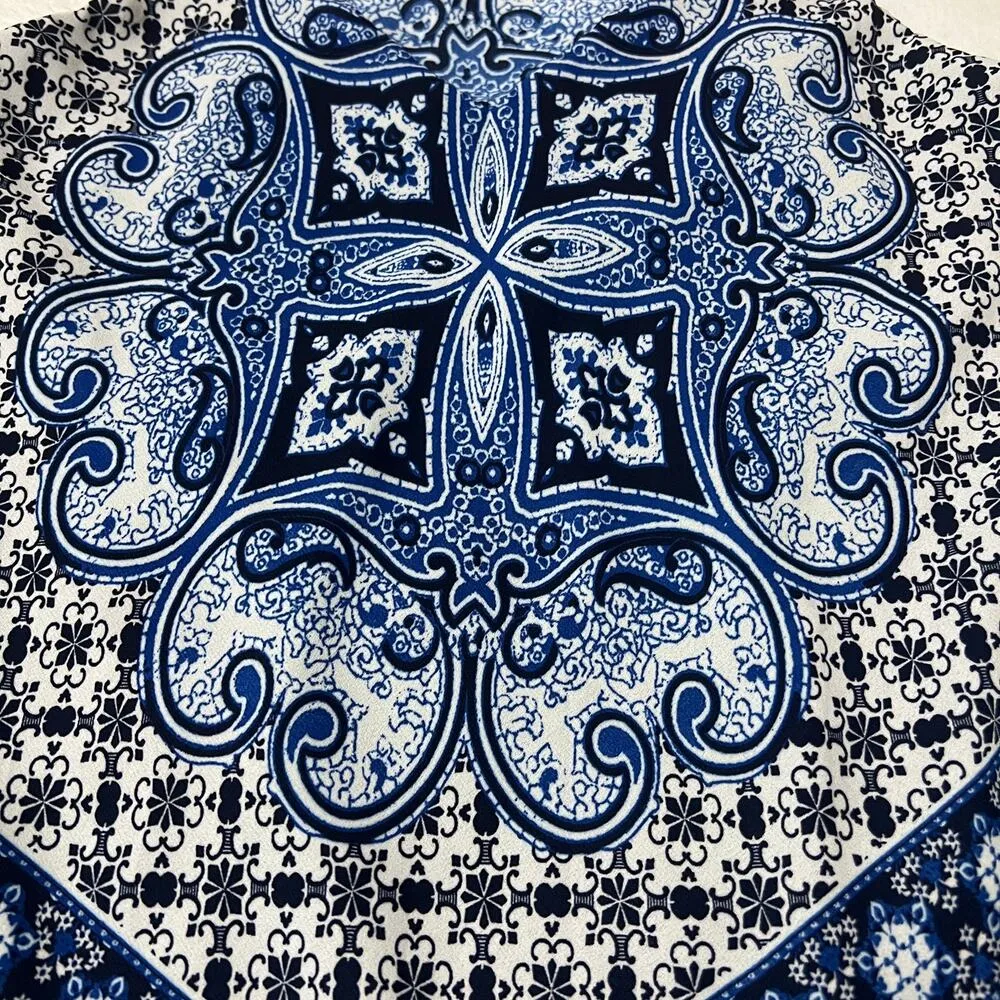 Fortune + Ivy (M) Saira Handkerchief Blouse - Stitch Fix Strappy V-Neck Tank Top - Image 8