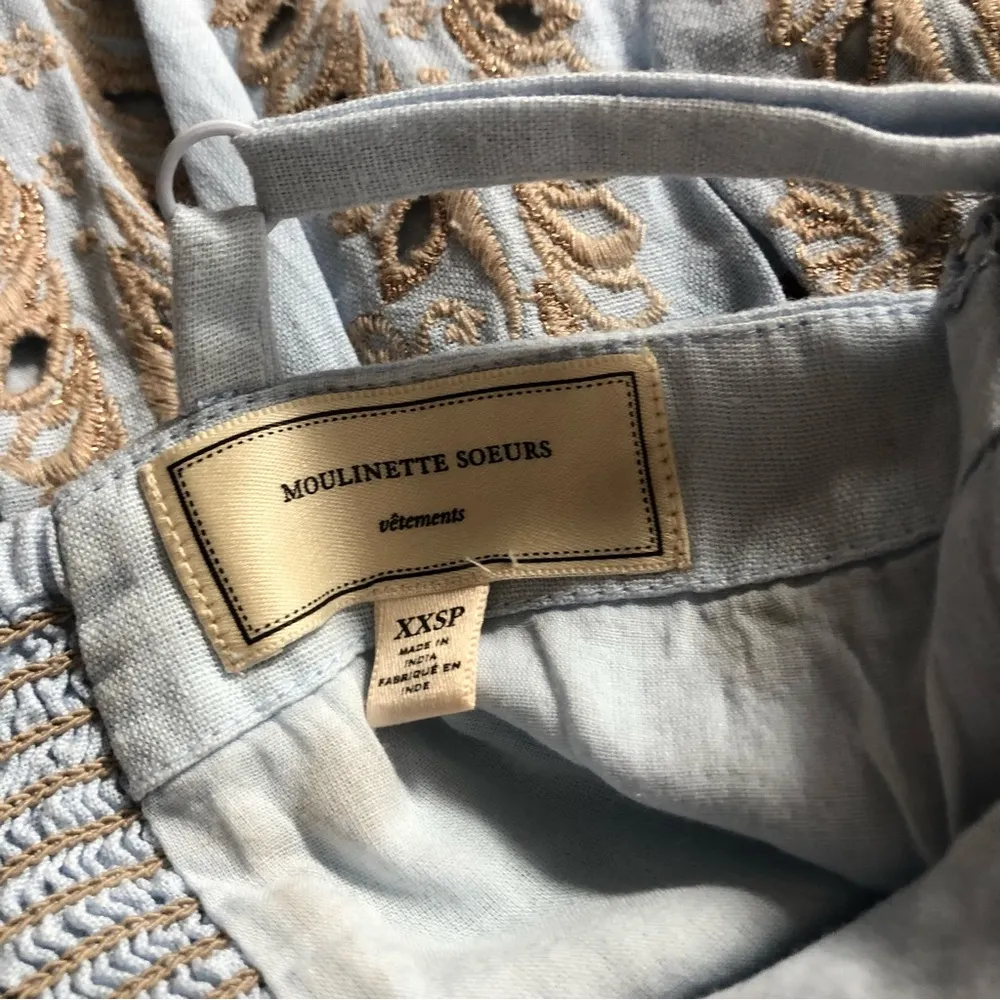 Moulinette Soeurs Moulinette souers ✨ baby blue crop tank size xxs - Image 3