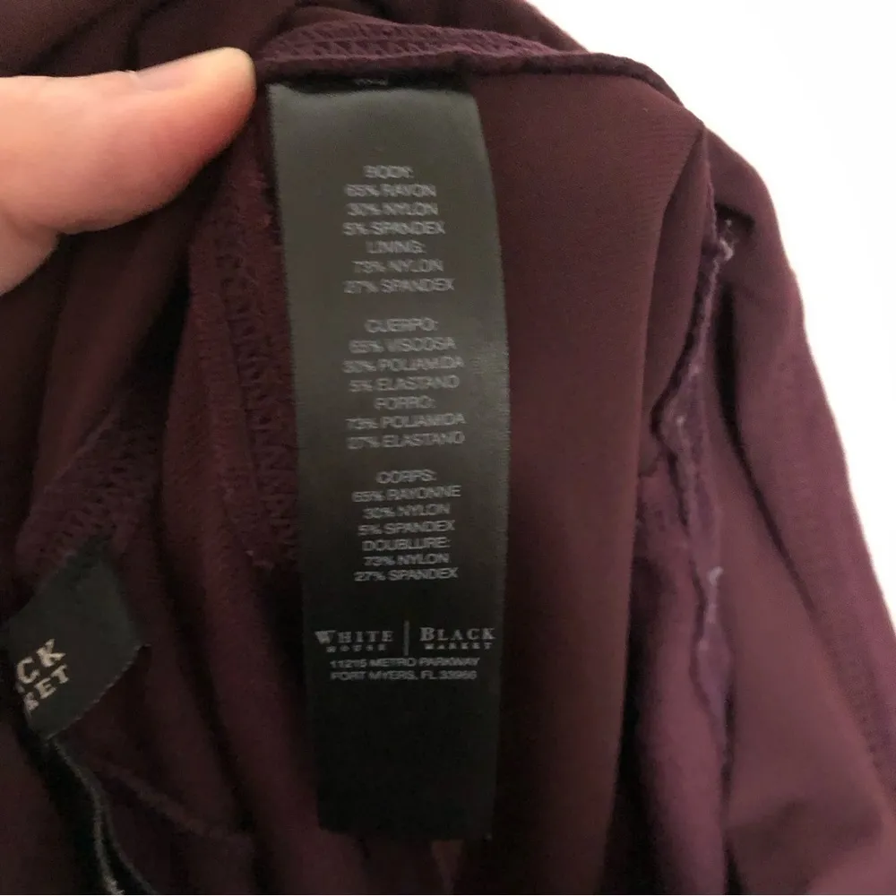 White House Black Market Leggings Purple Regular XS - Image 5