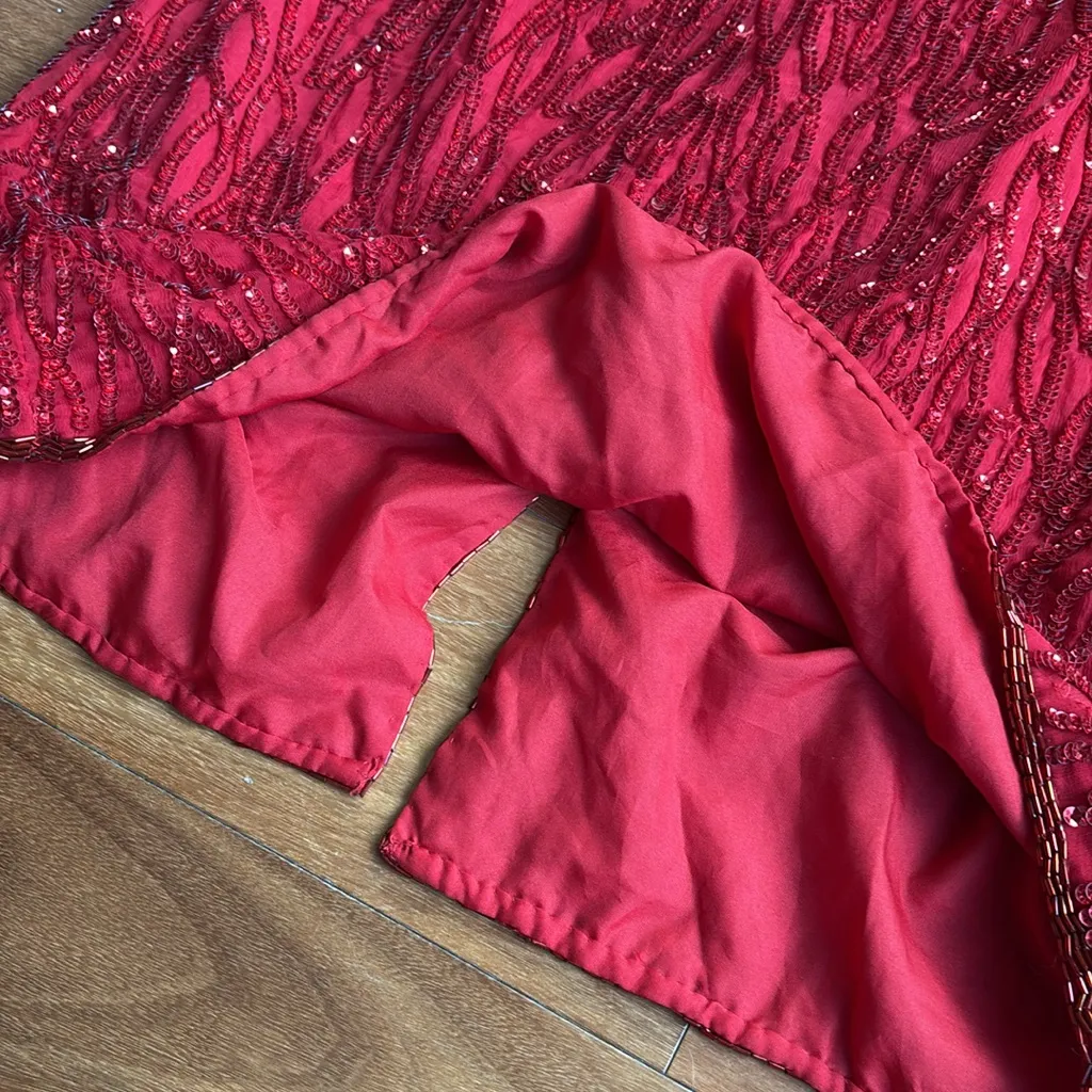 Vintage Laurence Kasar silk dress - Image 9