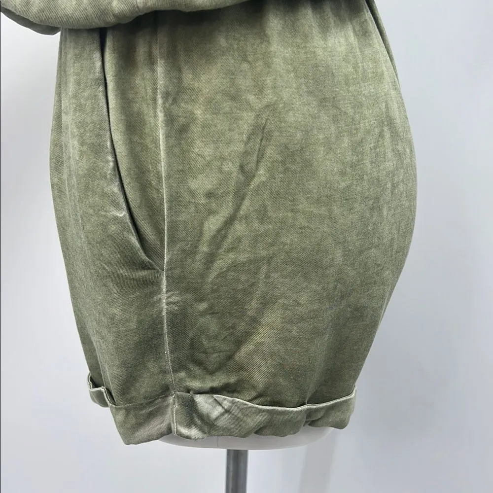 Cloth & Stone Sage Green Romper - Image 5