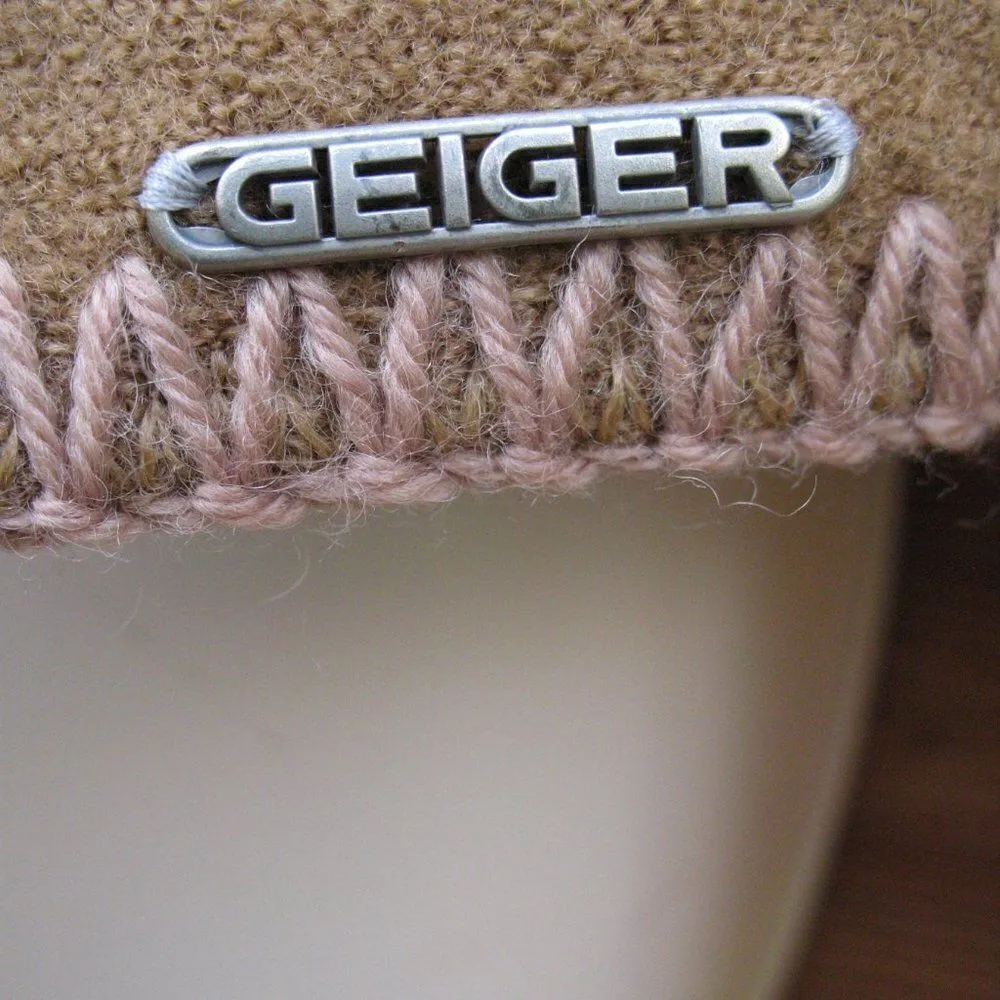 Tan Camel Wool Jacket Tan Size 8 - Image 4