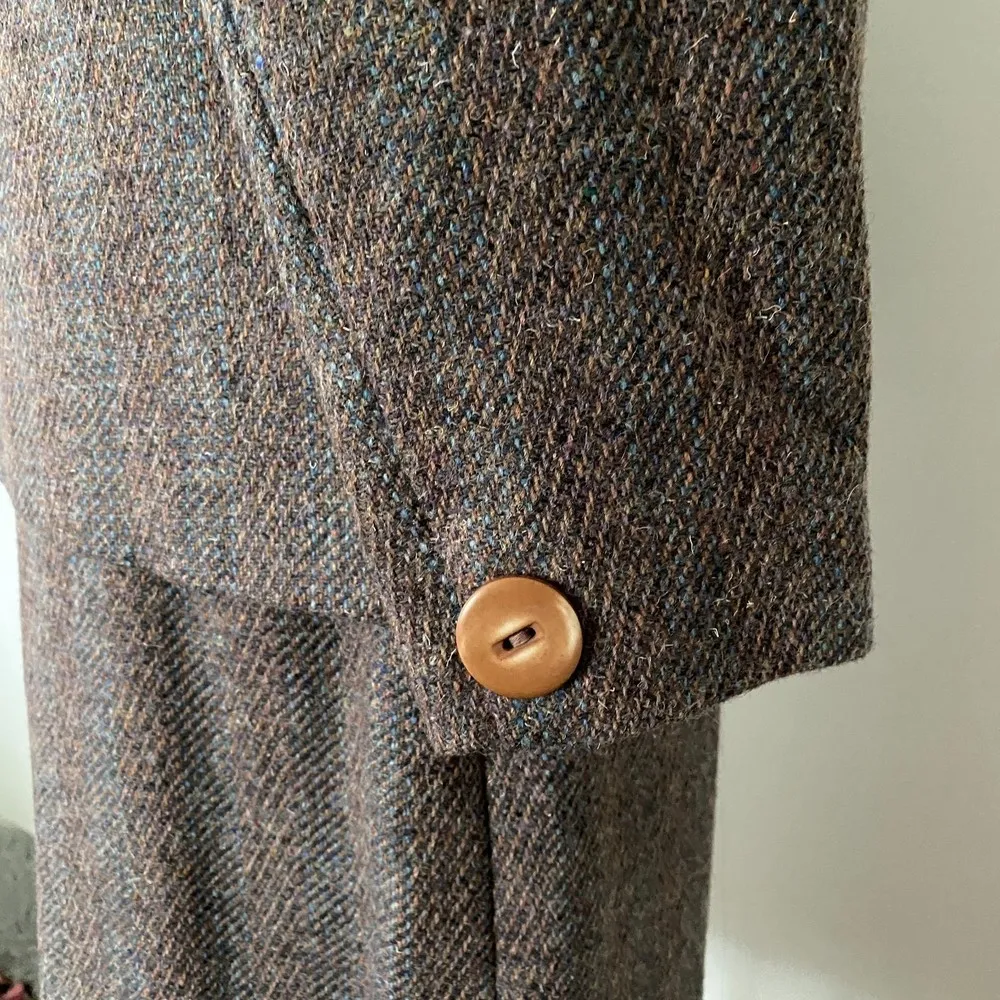 VINTAGE Reed Roberts Wool Suit Brown Jacket and Skirt Sz 10 - Image 10