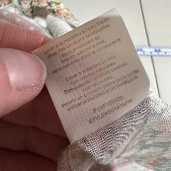 O'Neill Women’s Tank Floral Maxi Sundress Size Small‎ Byron Mixed Print Ruffles - Image 12