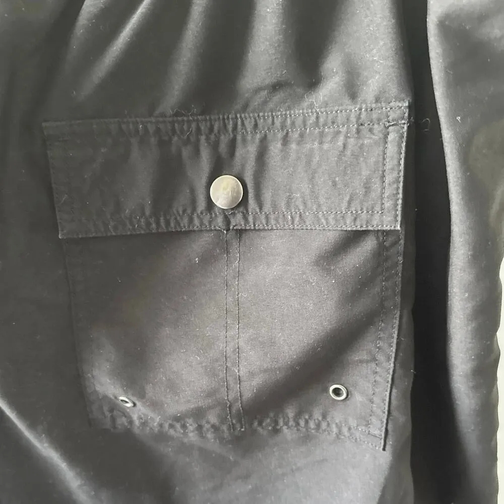 Plus Size Black Swim Shorts - Tropical Escape 18W Swimsuit Bottoms Travel Pool - Image 3