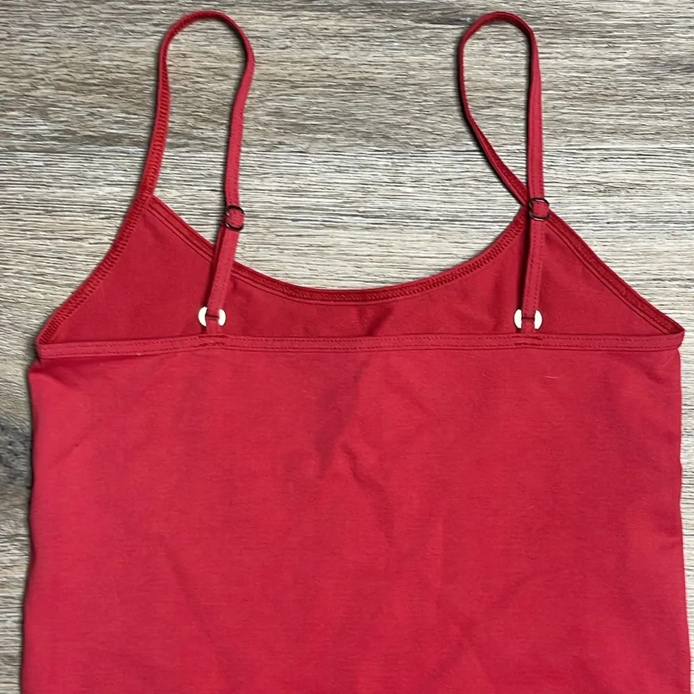 Free People Cherry Red Boy-short Bodysuit - Image 8