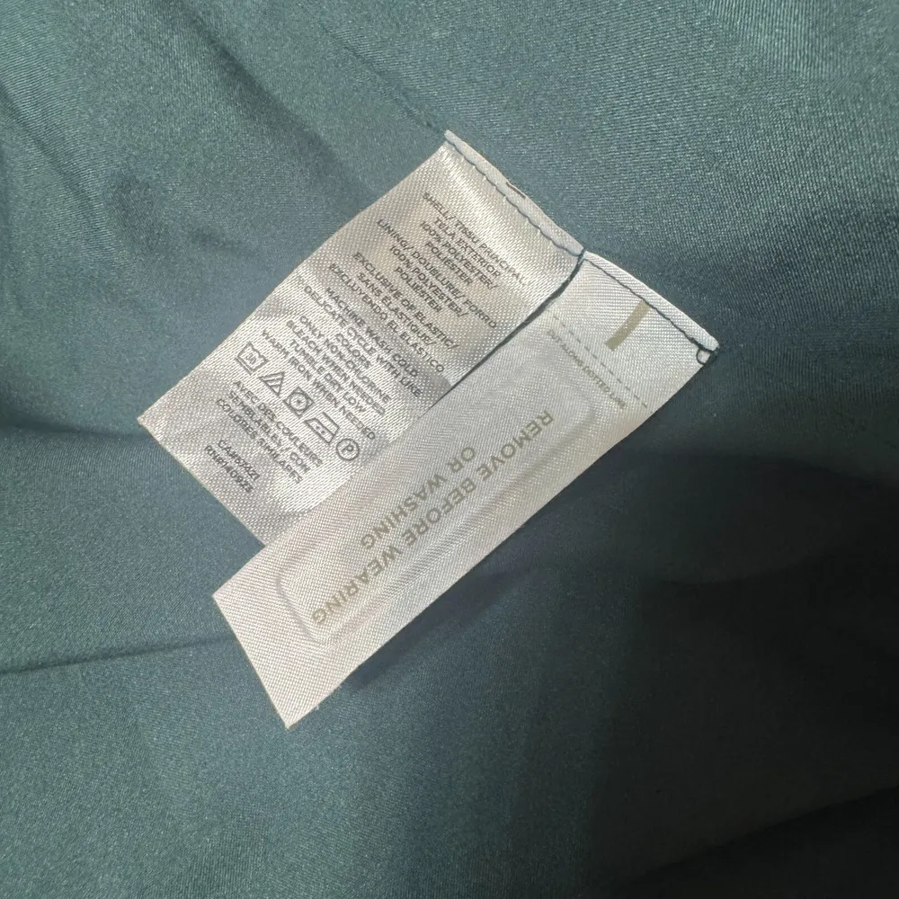 Loft Green Floral Dress sz 4 Smocked Cottagecore Fairy Ditsy Prairie Mini - Image 7