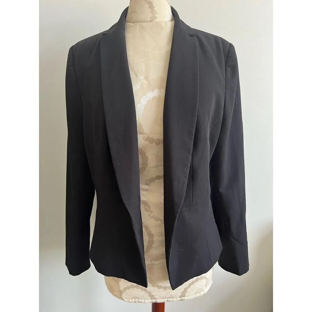 Worthington Single Buttoned Classic Black Business Blazer Size 14 - Image 2