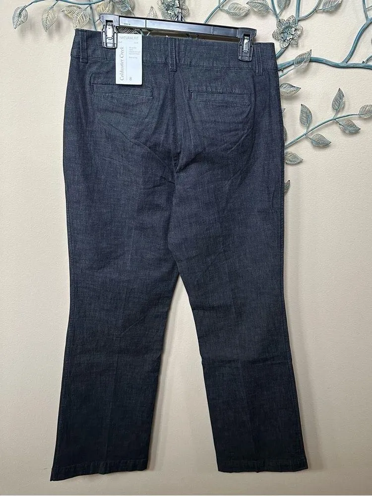 Coldwater Creek Natural Fit denim trouser Sz 8 NWT - Image 2