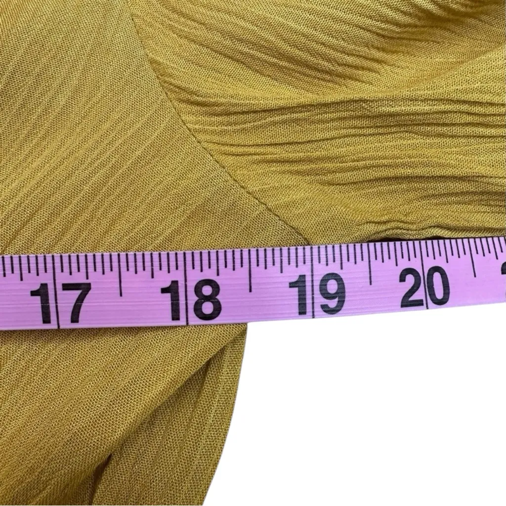 RAGA NWT Yellow Embroidered Blouse Size S - Image 5