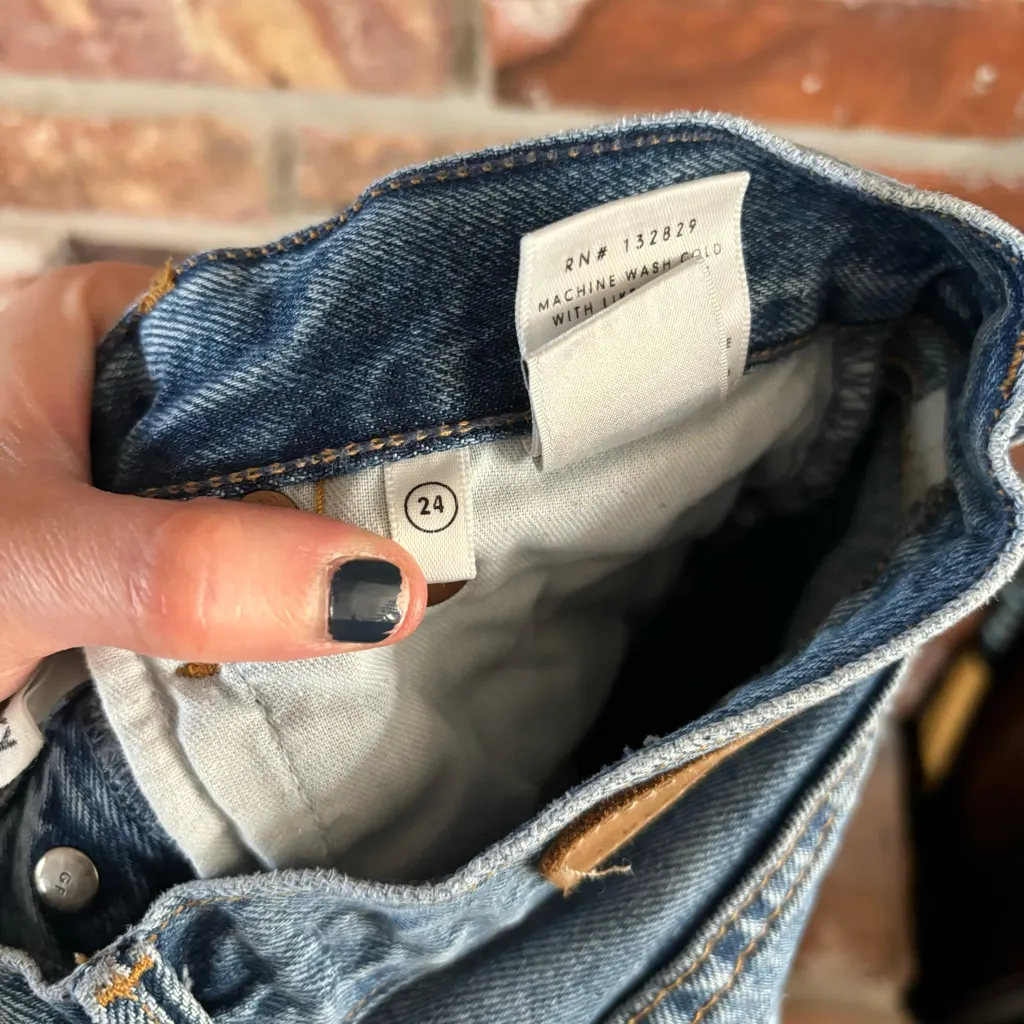 GRLFRND Karolina Distressed Skinny Jeans, 24 - Image 9