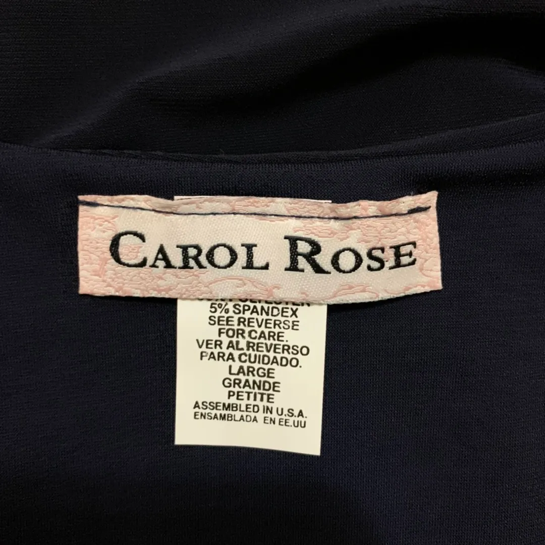 Dark Navy Petite Large Ruffle Top - Image 6