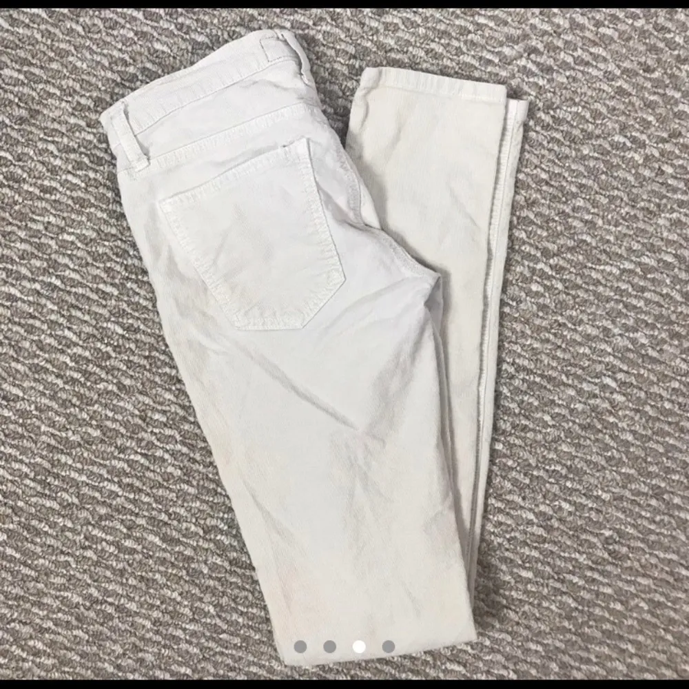 Current/Elliott beige cordouroy skinny jeans size 25 Preloved - Image 3