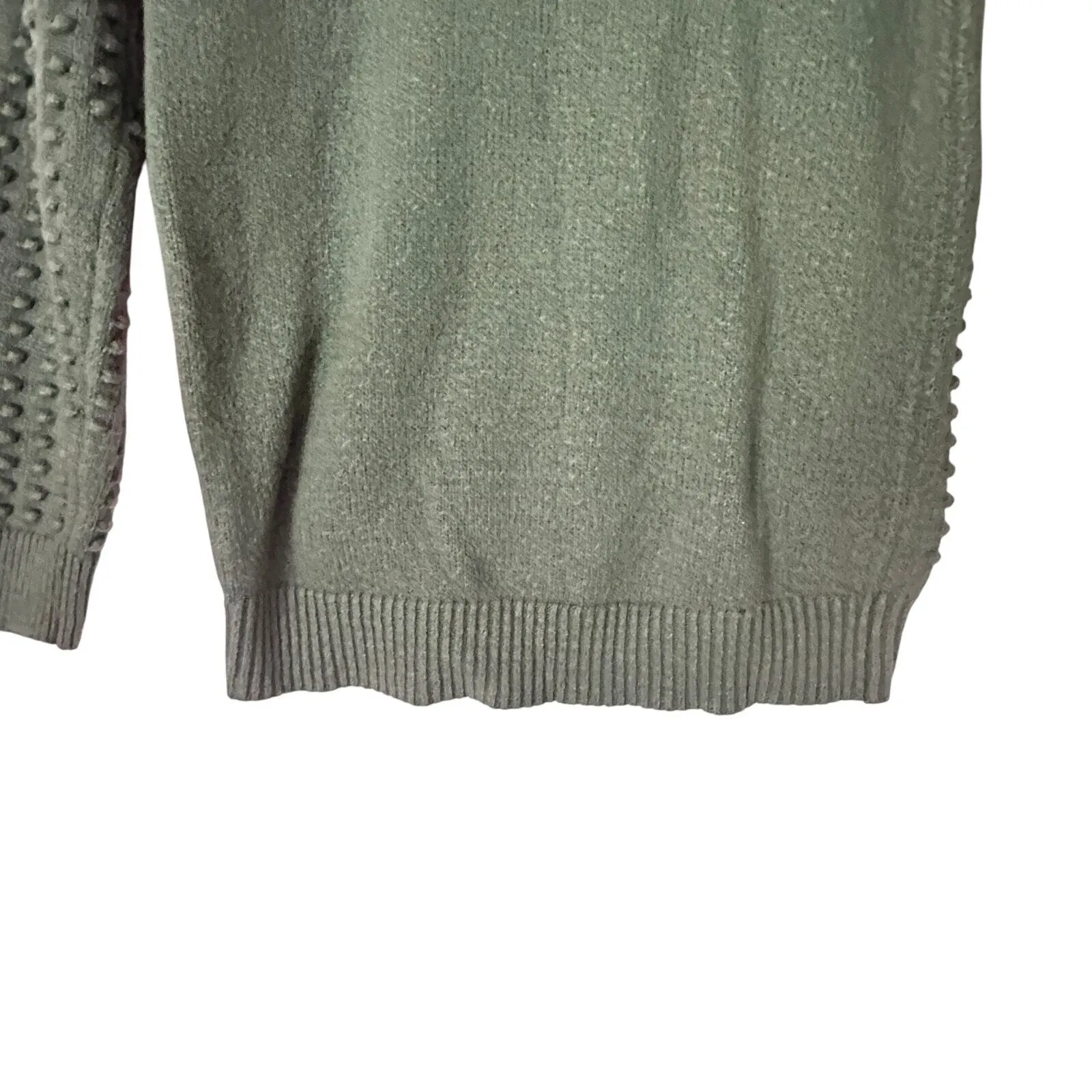 Lego Collection Target Popcorn Sweater Women‎ Sz XS Green Cozy Knit Warm - Image 7