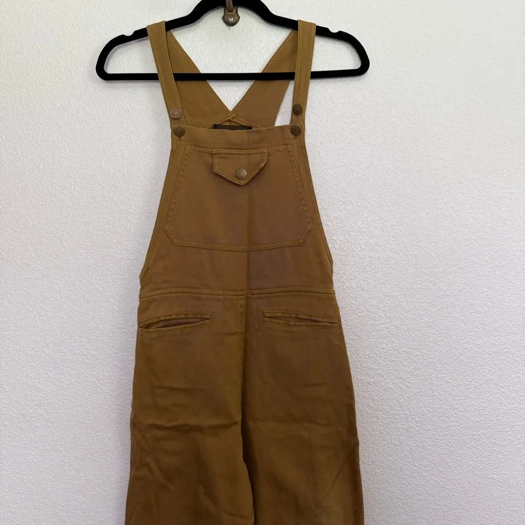 Reformation Fella Cotton Canvas Overalls 4 - Image 4