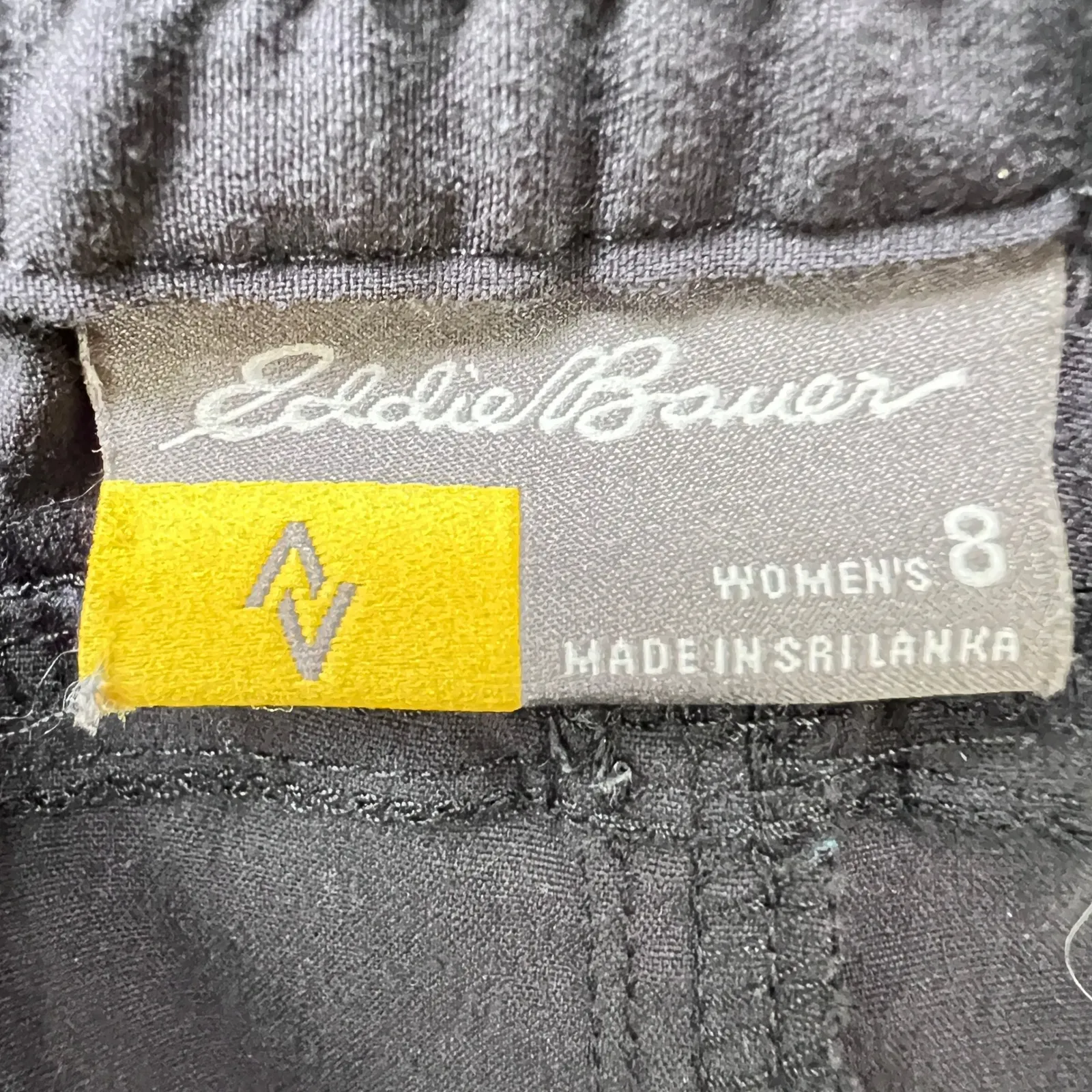 Eddie Bauer Travex Horizon Pants Women's 8 Black Lounge Active Drawstring Casual - Image 6