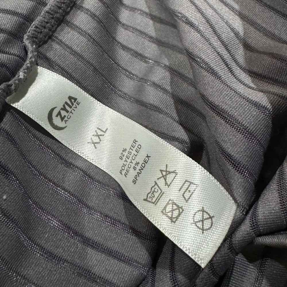 Zyia Active Grey Havana Racerback Tank Top Athletic Women’s XXL 2XL - Image 3