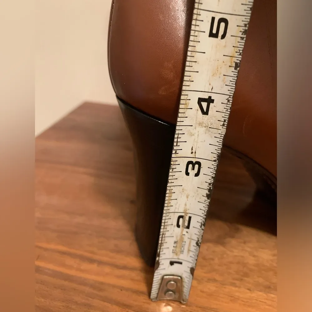 Via spiga leather heeled boots size 9 1/2 M - Image 9