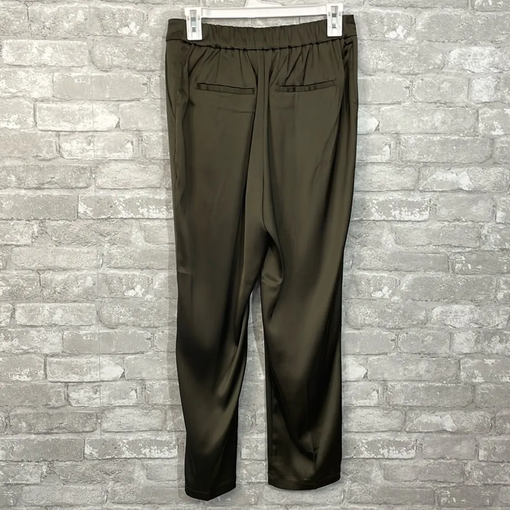 Rachel Zoe Brown Satin Pull On Pants - Image 2