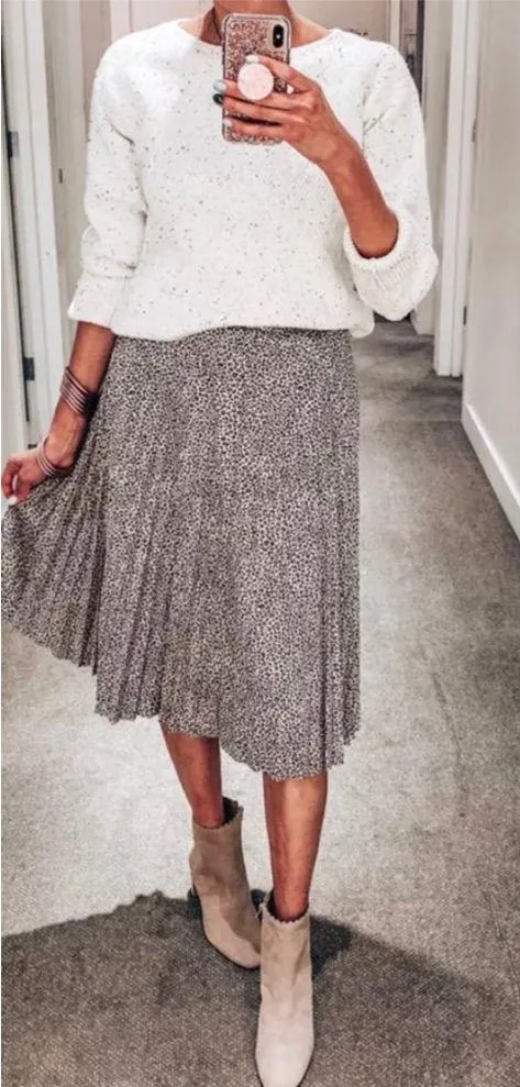 Ann Taylor Cheetah Print Midi Skirt - Image 4