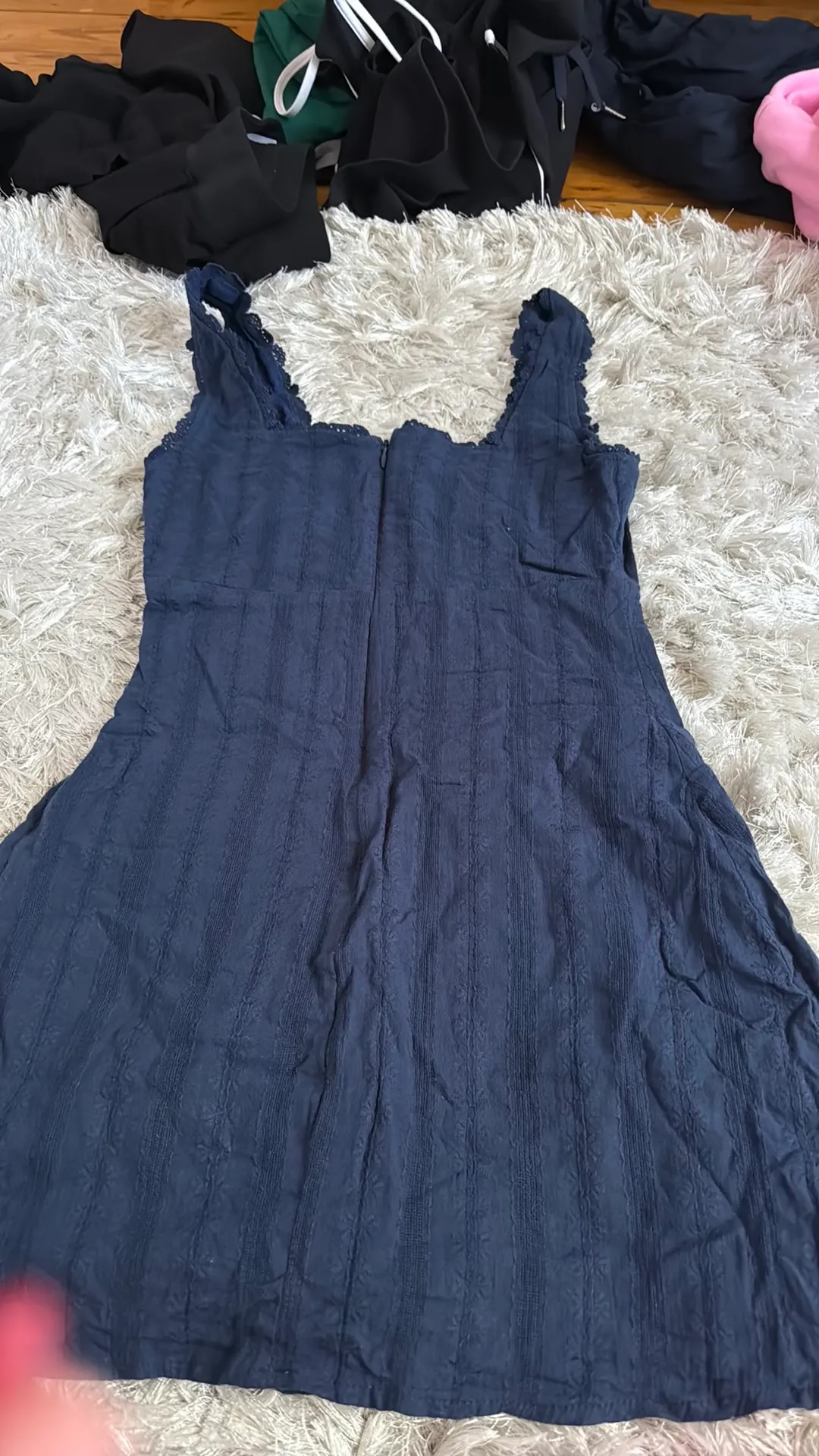 Princess Polly Dress Navy - Image 3