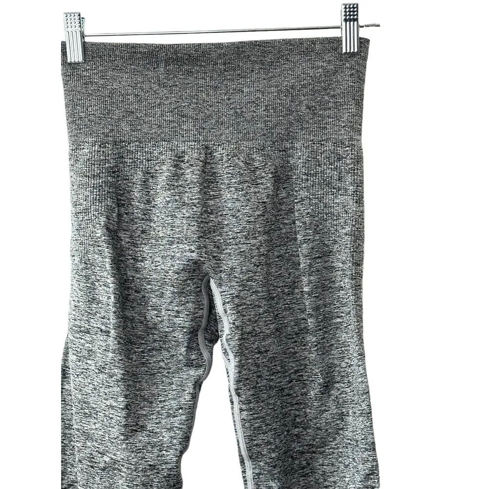 PINK Victoria's Secret Gray ULTIMATE Compression Mesh Side Leggings Size Small - Image 5