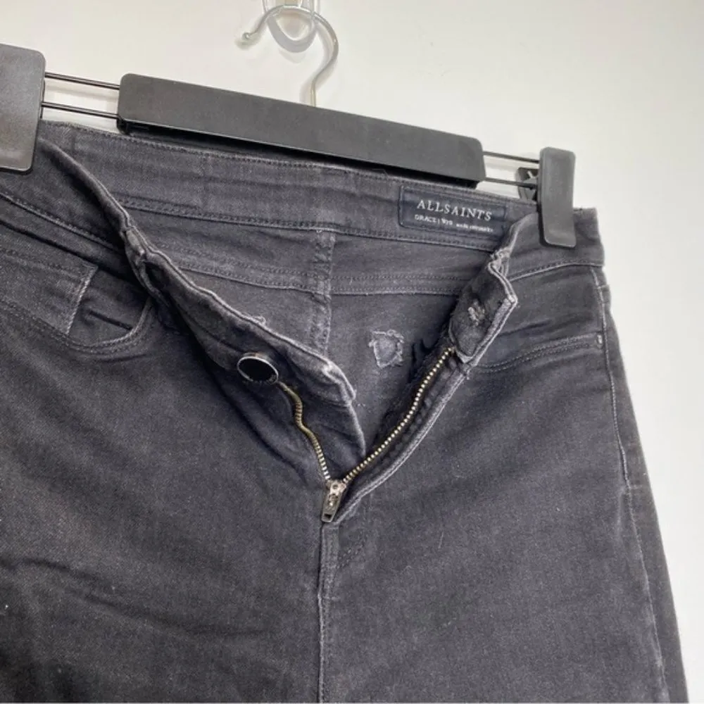 All Saints Grace Skinny Jeans in Washed Black - Image 5