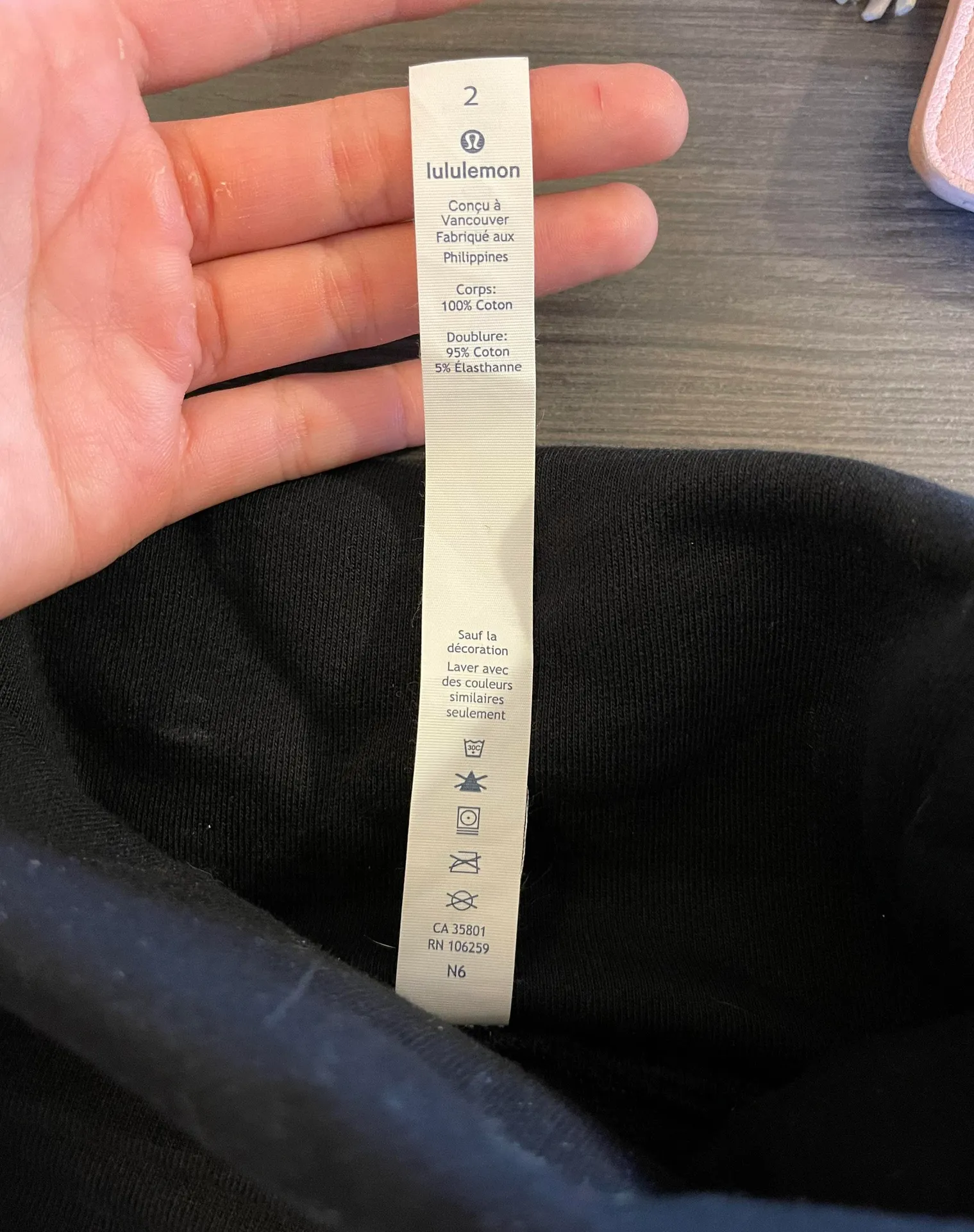 Lululemon Black Turtleneck - Image 3