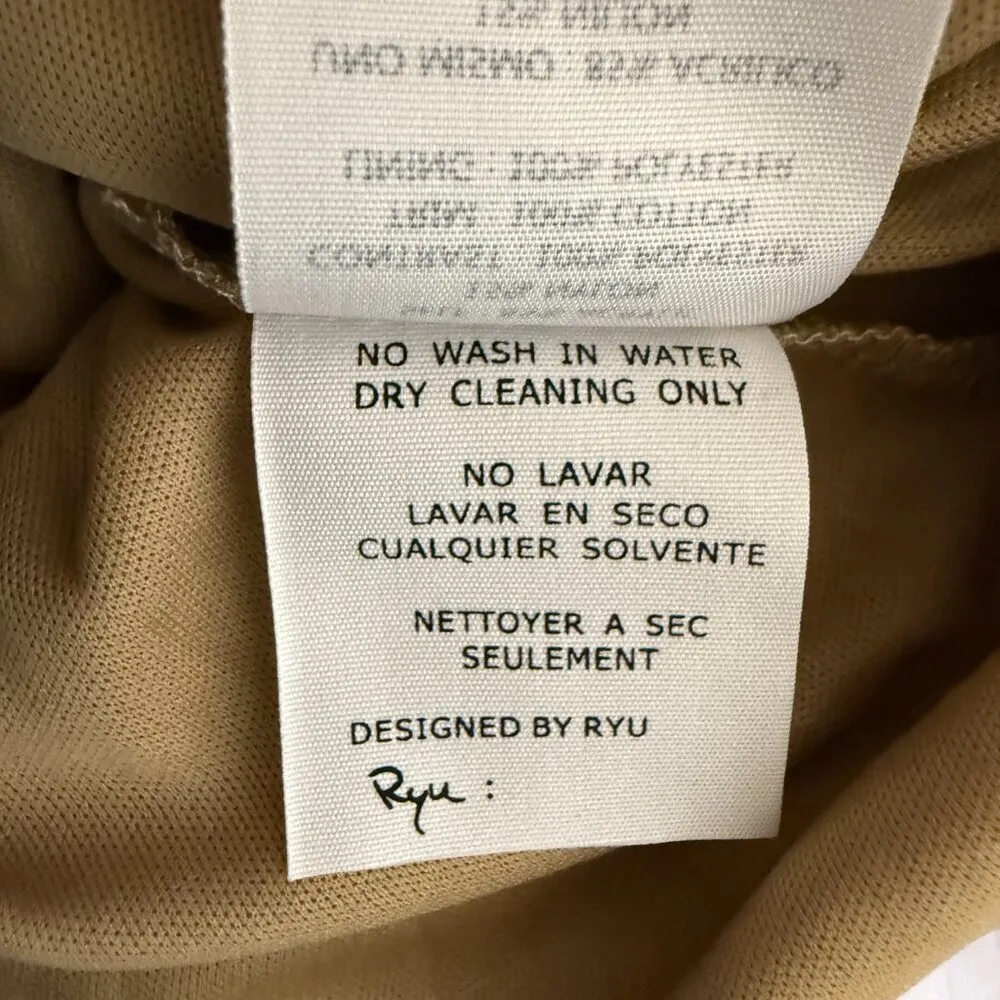 NWT Anthropologie Ryu Long Sleeve Sheer Lace Dress Women's Small Ivory Layered - Image 14