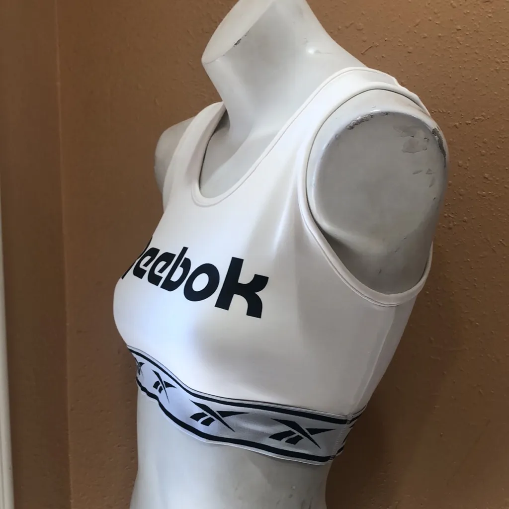 Reebok  white sports bra - Image 3