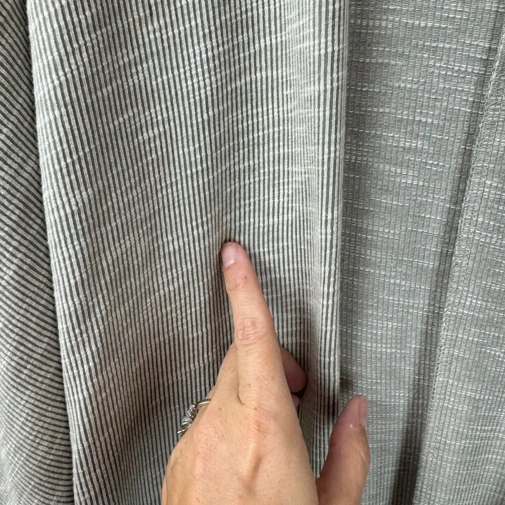 Donni Womens Antrophologie Sweater Open Front Ribbed Cardigan One Size Plus Gray Size L - Image 6