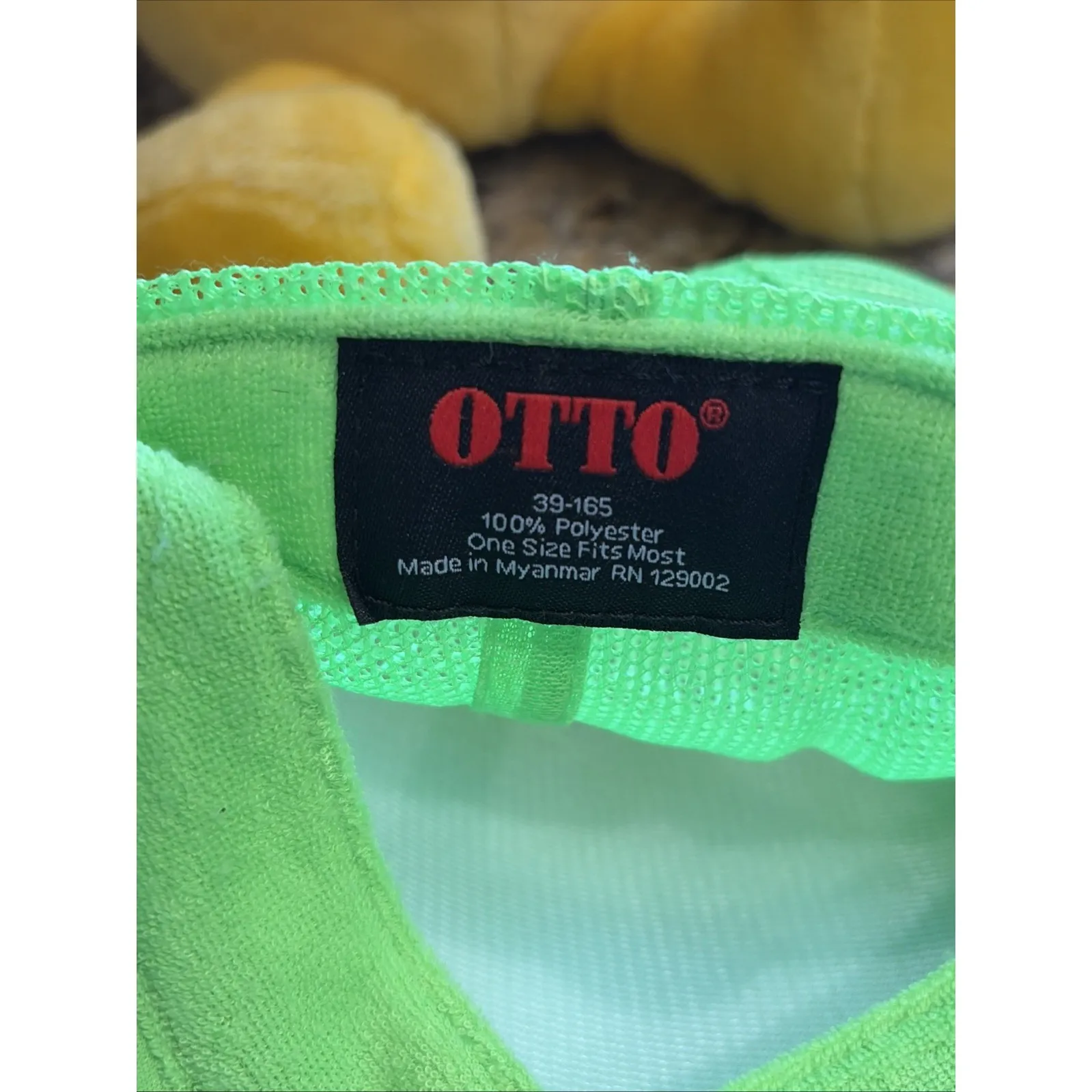 Jamnola Neon Green Micreaux Fun Guy Patch Trucker Hat Snapback Baseball Cap O/S - Image 12