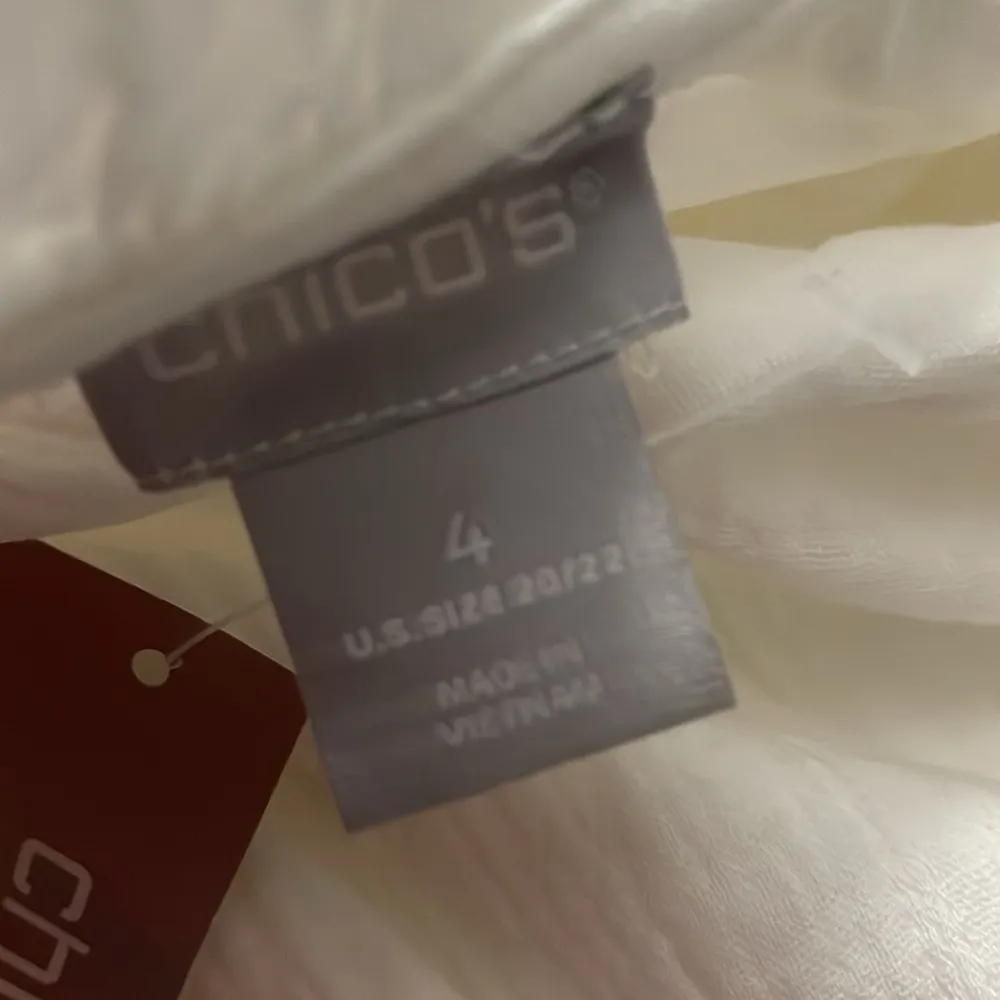 Chicos white linen dress - NWT! - Image 9
