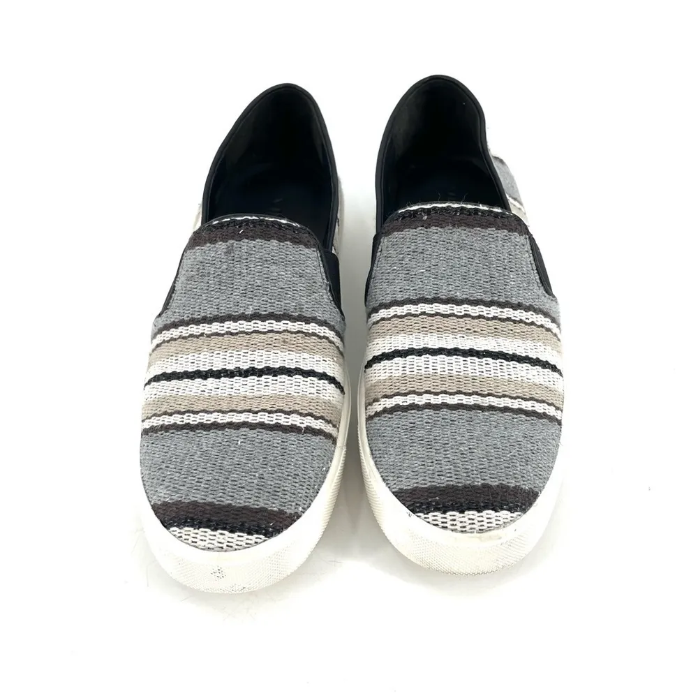 Vince Blair Striped Woven Slip On Sneaker - Image 3