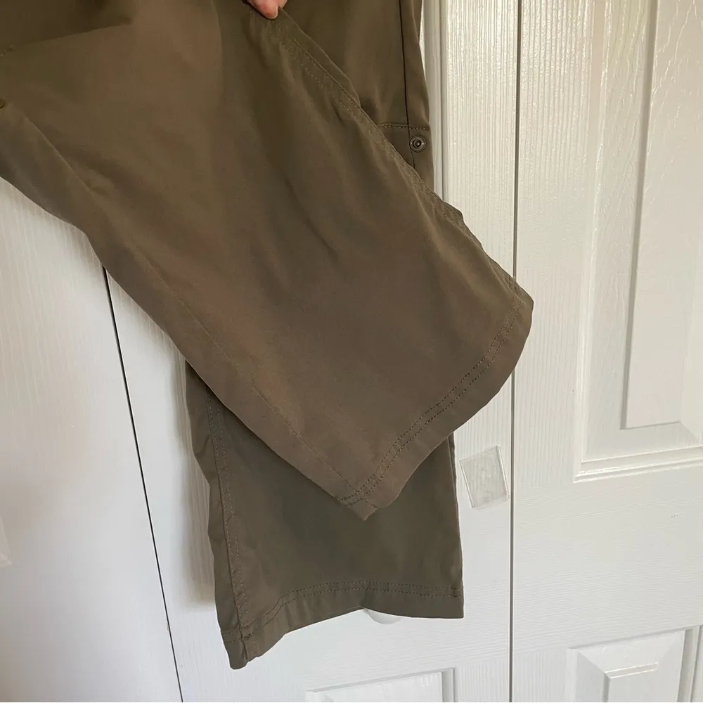 Prana Halle Cross Functional Pants Slate Green Sz 8 Outdoors Water Repellent - Image 12